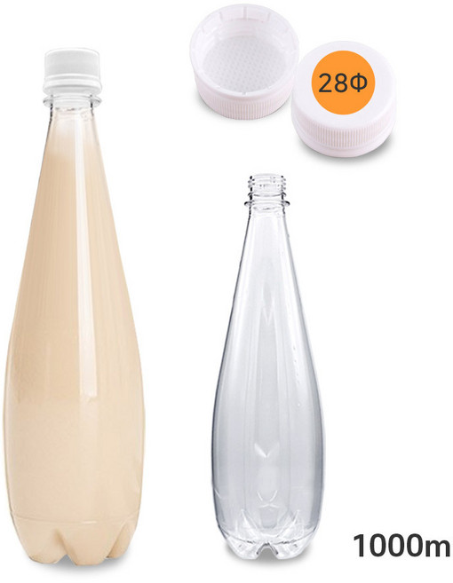 막걸리전용캡 효소용기 1000ml (2개) 탄산 페트병, 1개