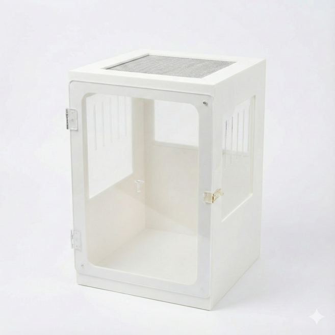 포맥스 사육장 테라리움30x30x45cm 파충류 크레스티드게코 소라게 사육장, 1개