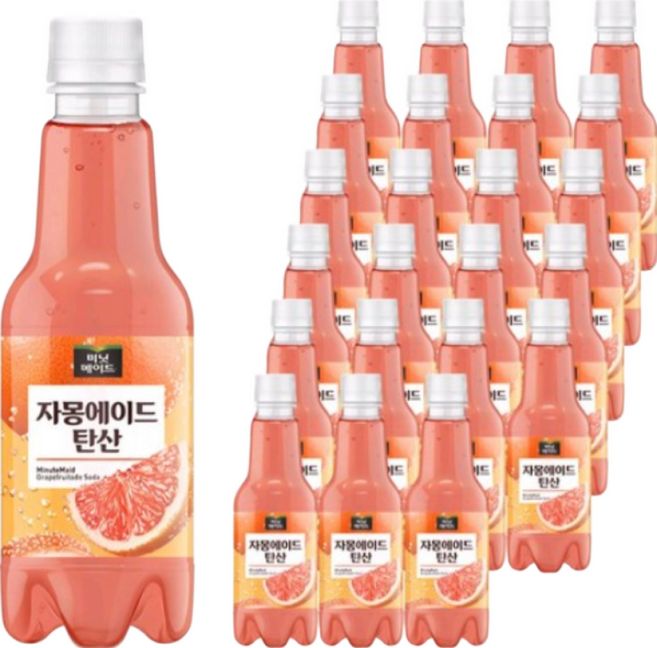 미닛메이드 자몽에이드 350ml pet, 24개