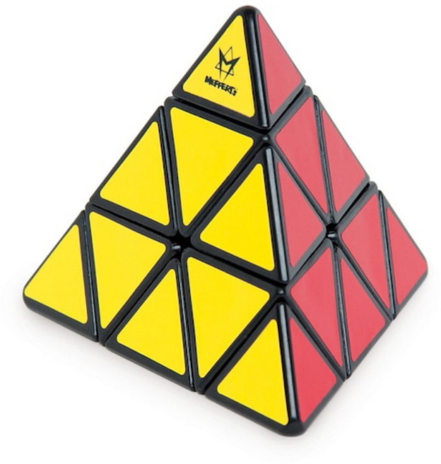 해피퍼즐 하나야마 가쯔노 피라밍크스 삼각특수 큐브 스피트 매직 큐브 간즈큐브 집중력 사고력발달, 1개