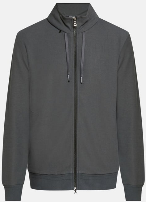 보그너 스탠드카라 후드내장형 지퍼포켓 코튼 모달 후드집업 그레이 남성 88208865 EDWARD 252 (관부가세포함가)