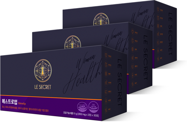 [무료배송/오늘출발] 뉴트리원 에스트로업 면역력&기억력&피로개선도움 세트 구성, 3개, 60정