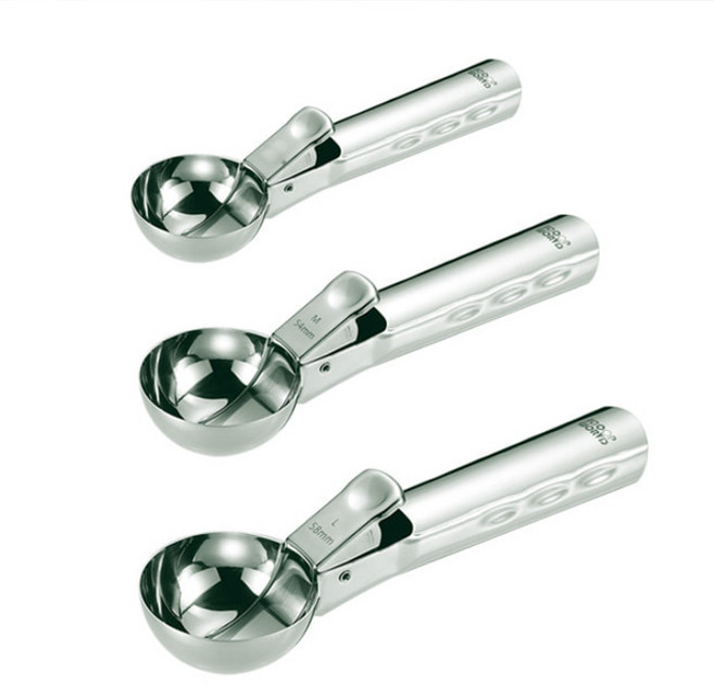 Gs home 일본 원푸쉬 디셔 올스텐 아이스크림 스쿱, S-50mm (MK-060500S), 1개