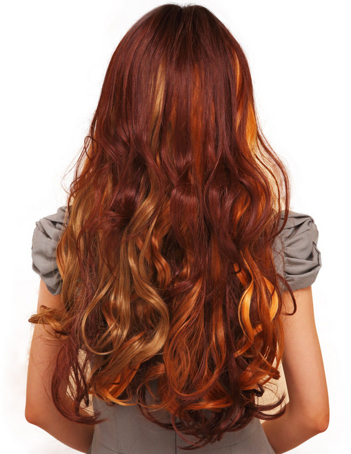 프리티레이디 고열사 포인트 컬러 피스 옴브레 투톤 붙임머리 브릿지 헤어컬러링 헤어틴셀, 스트레이트, 11로지브라운, 1개