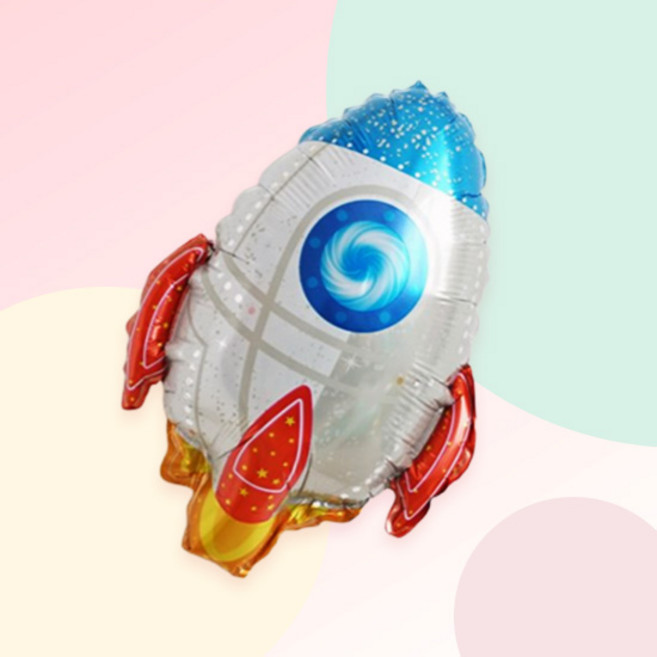 [파티지] 자동차풍선 생일 가랜드 모음, C_C_풍선_중형_로켓