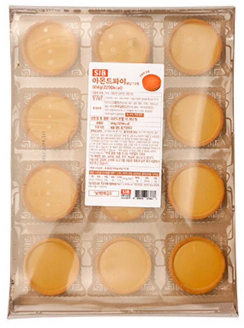 선인 아몬드 크림 타르트 12ea x 3 1box, 36개, 42g