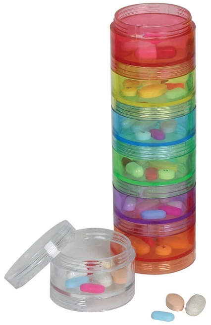 이지도즈 7일 분리형 컬러 약통 67449, 1개 - 쿠팡