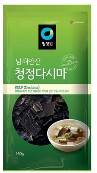 청정원 남해안산 청정 다시마, 150g, 5개