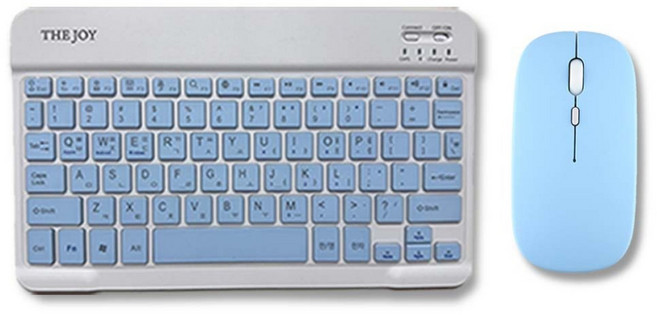 갤럭시탭 아이패드 레노버 엘지 지패드 울트라 샤오신 샤오미 미패드 아이뮤즈 태클라스트 디클 포유디지탈 뮤패드 엠피지오 태블릿 호환 블루투스 무선 키보드+마우스 세트+키스킨 아이친구, 스카이 세트