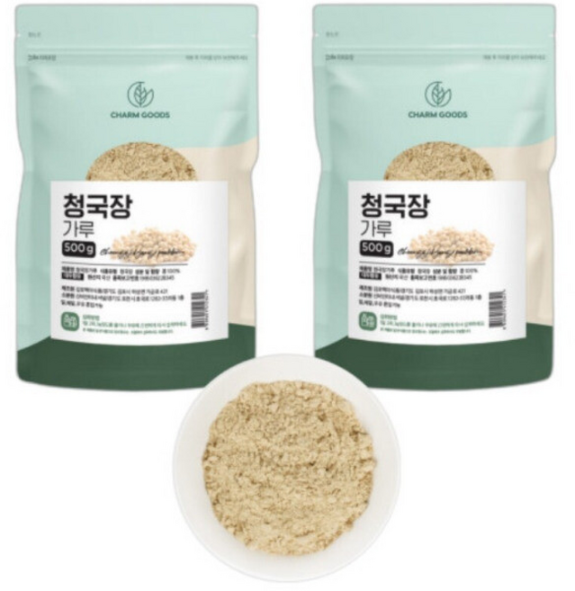 100% 우리콩 국산 청국장 가루 분말 생태마을 생태맘 대체, 1kg, 1개