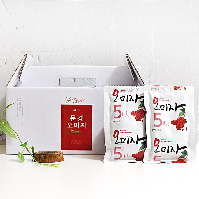 토람 새콤달콤 문경 오미자 즙 엑기스 선물용, 손잡이X, 오미자  100ml X 50포, 1개