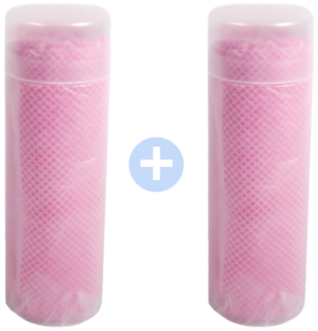 습식타올 수영장 쌔미 타월 스포츠 타올 흡습 속건 PVA 수건, 1세트, (대)핑크 2개