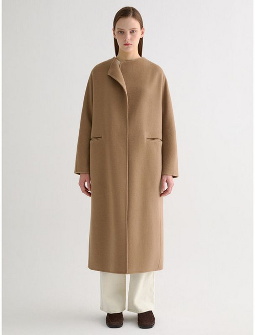 쉬즈미스 울 혼방 오버사이즈 핸드메이드 코트 SWHCTO41170