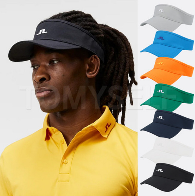 제이린드버그 골프모자 23SS Yaden Viosor 야덴 바이저 썬캡 남성 여성, White, 1개