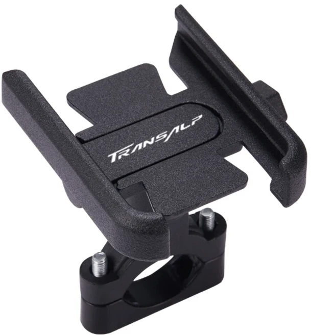 혼다 TRANSALP XL700 600 V 오토바이 액세서리 휴대 전화 홀더 GPS 네비게이션 장착 브래킷, 04 Handlebar Black