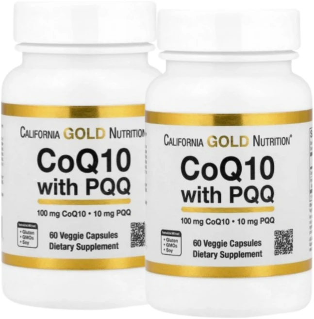 코큐텐 with PQQ 10mg함유 CoQ10 100mg 베지 캡슐 타입 구LKN브랜드 = CGN브랜드로변경, 60정, 2개 - 쿠팡