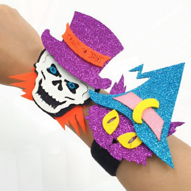 팔찌 할로윈 파티 기념품 장식 고무 세트 소품, 1개, GT G요술팔찌 호박마법사