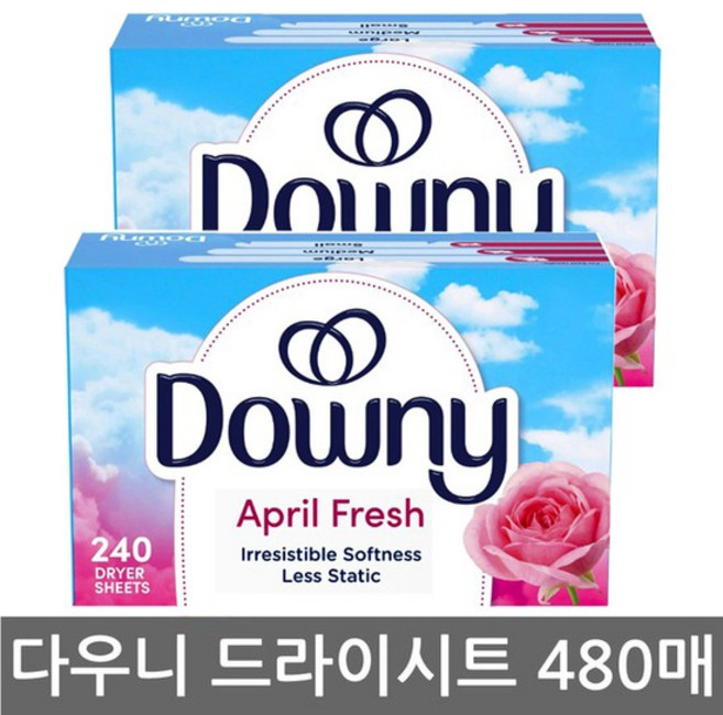 다우니 건조기 드라이 시트 에이프릴 프레쉬 본품