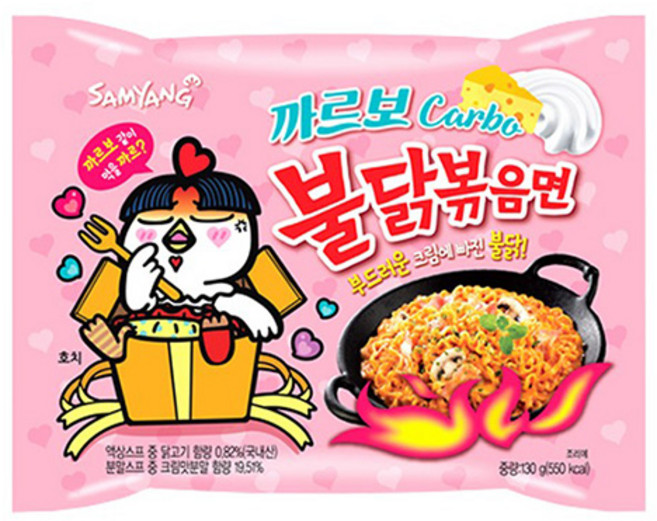 불닭볶음면 까르보 130g, 32개