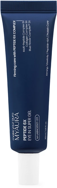 미아우라 나비콩 펩타이드 6X 아이 인 수퍼 눈밑꺼짐 리프팅 링클케어 눈가주름 잔주름 아이홀 젤, 1개, 30g - 쿠팡