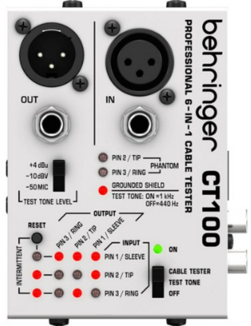 베링거 Behringer CT100 6 in 1 케이블 테스터