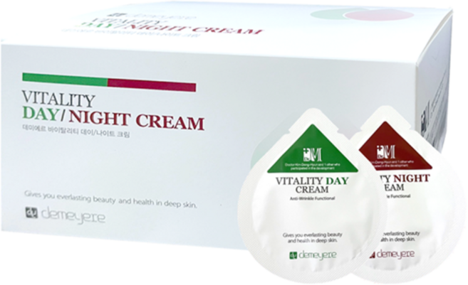 데미에르 바이탈리티 데이&나이트 크림 반영구화장 타투 대용량 끈적이지 않는 시술 후 관리크림, 100개