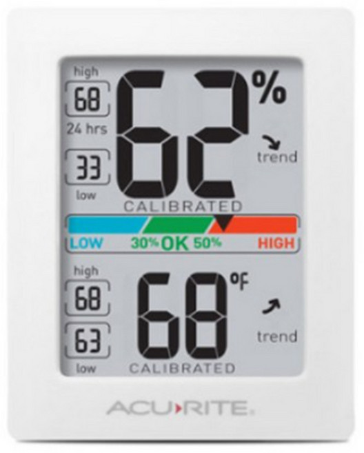 아큐라이트 디지털 온습도계 온도계 습도계 01083M, 1개