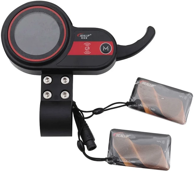 호환 Sealup TF191 전기 스쿠터 용 36V 16A/48V 20A 컨트롤러가 NFC 대시 보드 미터가 6 핀 디스플레이 스, 01 TF-191 36v, 1개