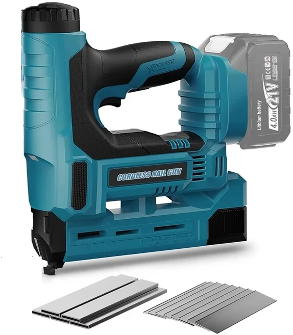 멜윈 무선 네일건 F30 스테이플건 목공 가구 프레임 ( 18V 배터리 핀용), [01] Without battery