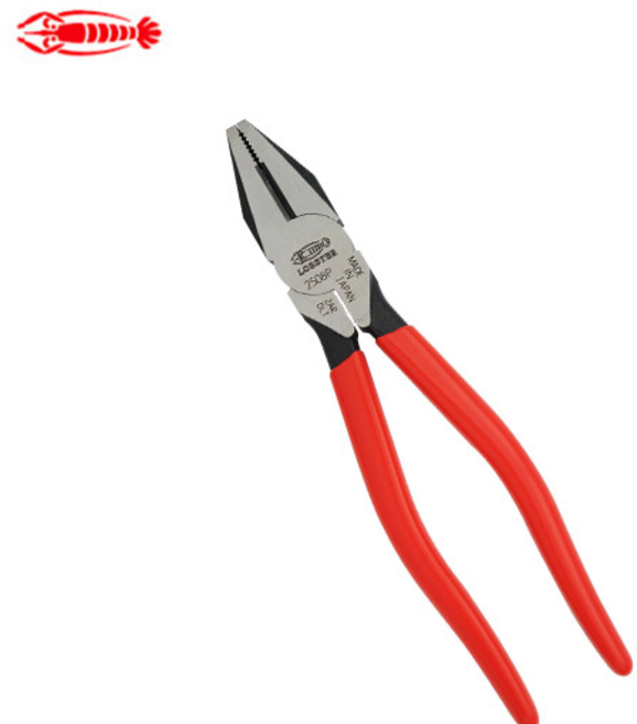 [로보스타 LOBSTER] 뺀치 뺀지 펜치 2508P (8인치) (정품), 1개