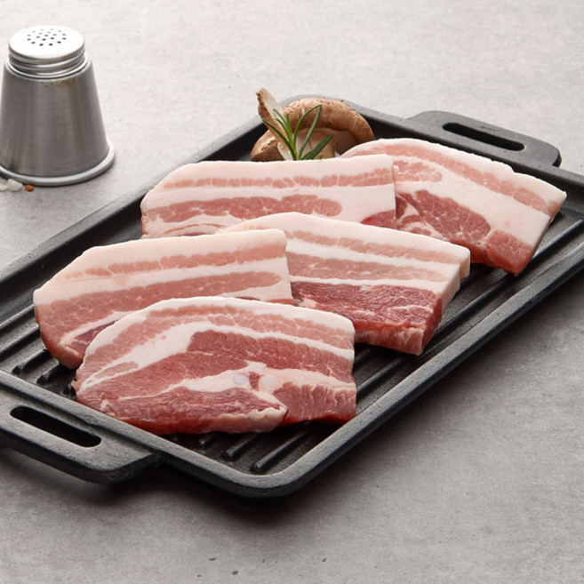 [새벽배송][우리가락]냉장 국산 암돼지 1+등급 오겹살 300g 구이용, 1개