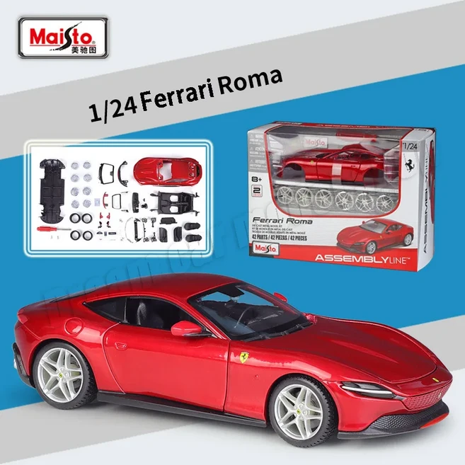 Maisto 1:24 Ferrari FXX K Roma Monza SP1 모델 자동차 다이캐스트 소형 컬렉션 장난감 선물 도매, 01 A-3
