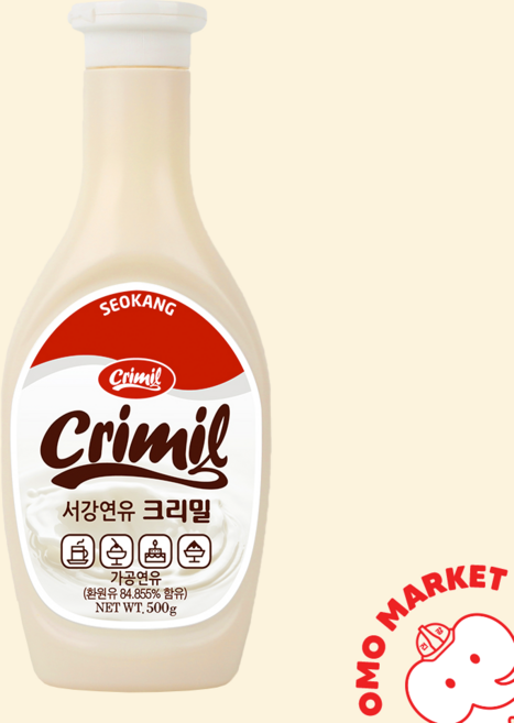 서강 크리밀 연유, 500g, 4개