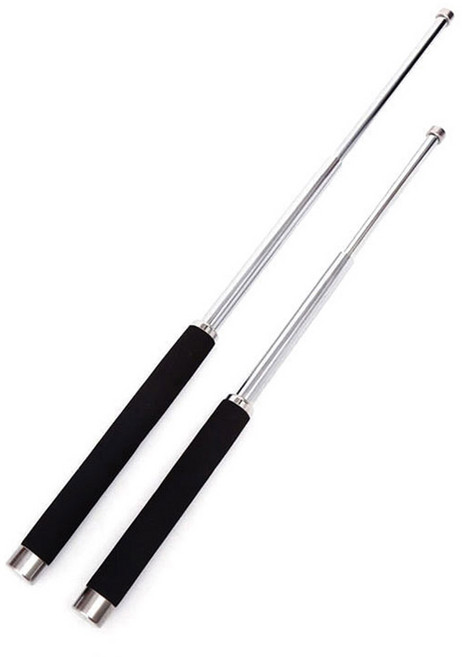 [윈플라잉] 안전 위급상황대비 탄소강 휴대용 삼단 호신봉 진압봉, 1개