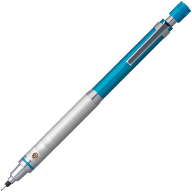 日本UNI三菱鉛筆 KURU TOGA不斷芯ADVANCE自動出芯360度旋轉轉筆自動鉛筆M5-1012, 1個, 天藍色, 0.5mm