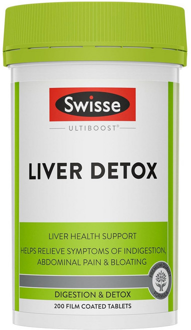 스위스 울티부스트 리버 디톡스 필름코팅 타블렛, 200정, 1개