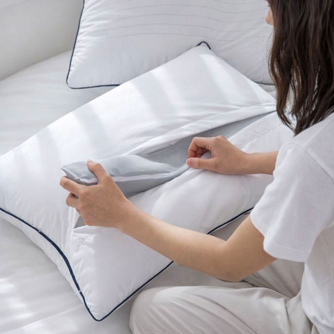 누잠 모찌 베개 I 단품 I 높이 조절 경추지지 호텔베개, 1개, 화이트