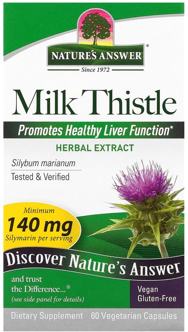 몸관리하세요 겨울입니다 Nature's Answer 밀크시슬 베지 캡슐 60정 특별관리진행, Natures Answer 밀크시슬 베지 캡슐 60정, 1개 - 쿠팡