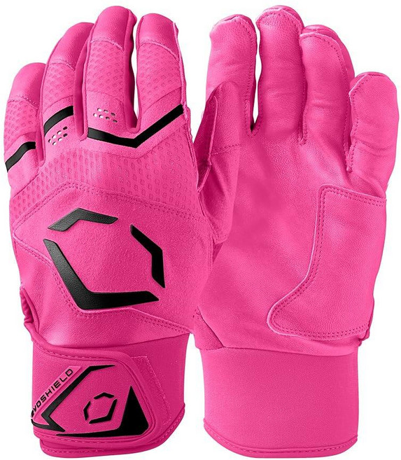 EvoShield Carbyne 성인용 배팅 장갑 - 핫핑크 미디엄 139131, 핫 핑크, 1개
