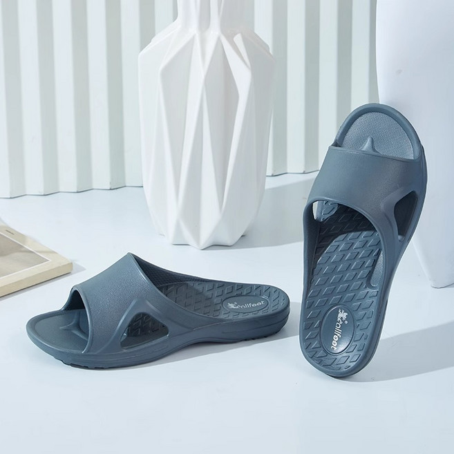 allfoot 足弓拖鞋 台灣足弓支撐拖鞋 輕便舒適耐磨 EVA材質, 深煙灰,男X​​L碼（42~43碼/內徑27cm