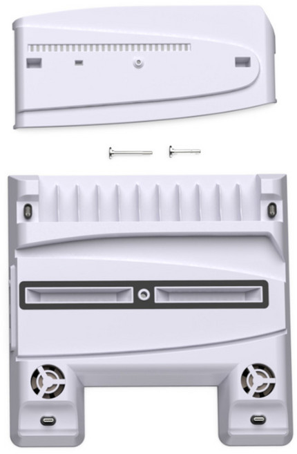 DOBE PS5 슬림 쿨링스탠드 TP5-3537B 듀얼센스 충전 플스5 거치대 플레이스테이션5, 1개, 화이트