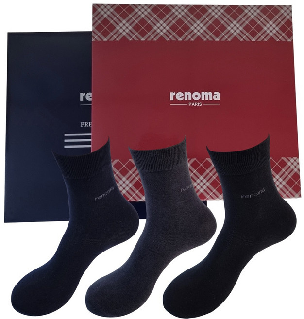 선물용 고품격 레노마 양말선물세트 단체 회사 교회 답례품 정장 남성 여성 2족3족 양말세트
