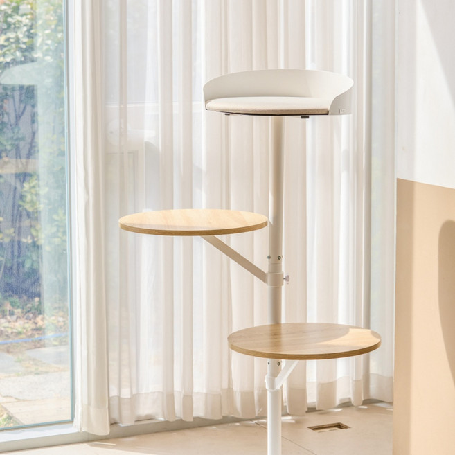 미니캣타워 인테리어 심플 고양이 캣폴, 1개