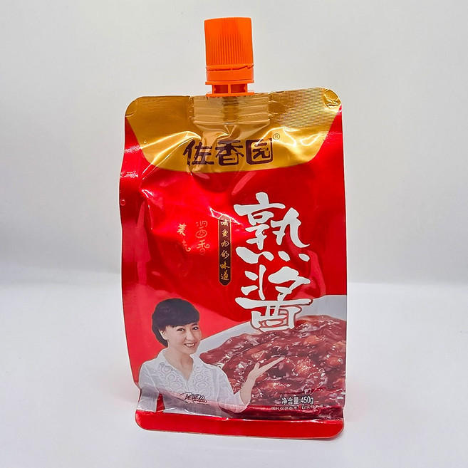 홍홍 중국식품 중국 줘샹웬 수쟝 중국볶음장 쌈장 된장 볶음요리, 450g, 1개