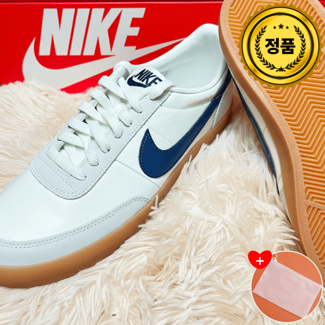 백화점정품/AS가능 나이키 제이크루 킬샷2 레더 네이비 운동화 스니커즈 남자 여성 커플 신발 단화