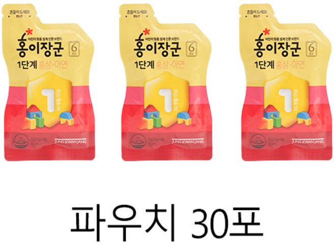 정관장 홍이장군 1단계, 15ml, 30개