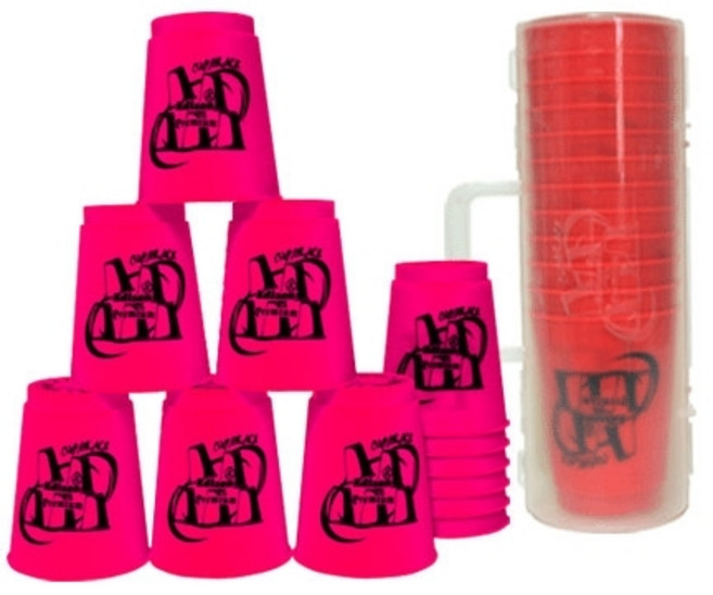 신광사 11000 에디슨컵쌓기 스피드스택스 분홍, 본상품, 1개