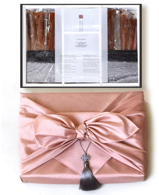 [고급 보자기포장 설 선물세트 특가] 마음담은 콩고물 도라지정과 설 명절 선물세트, 1개, 1kg