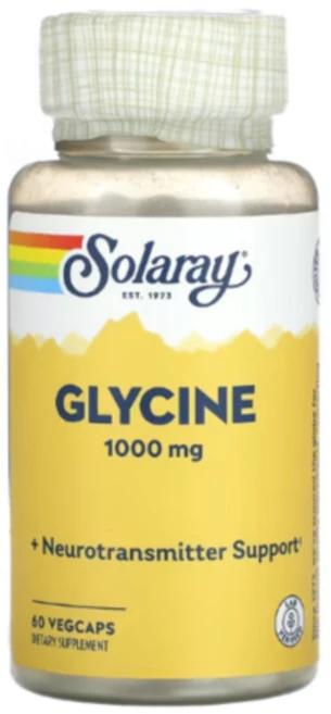 쏠라레이 글라이신 1000mg 60 베지캡슐, 1개, 60정 - 쿠팡