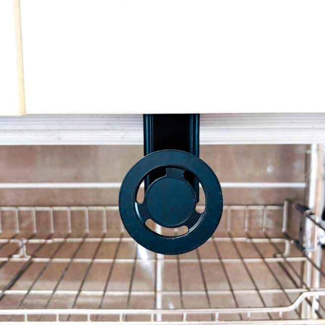 지크리 맥세이프 주방 핸드폰 거치대, 블랙